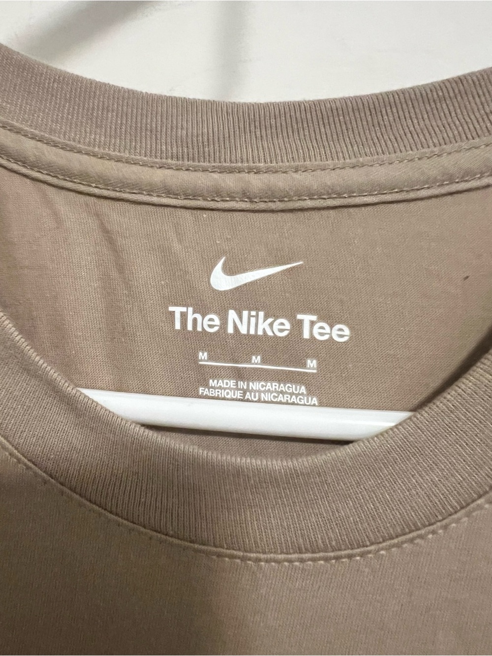 Nike Men's Tan Short-Sleeve Logo Tee - Picture 2 of 3